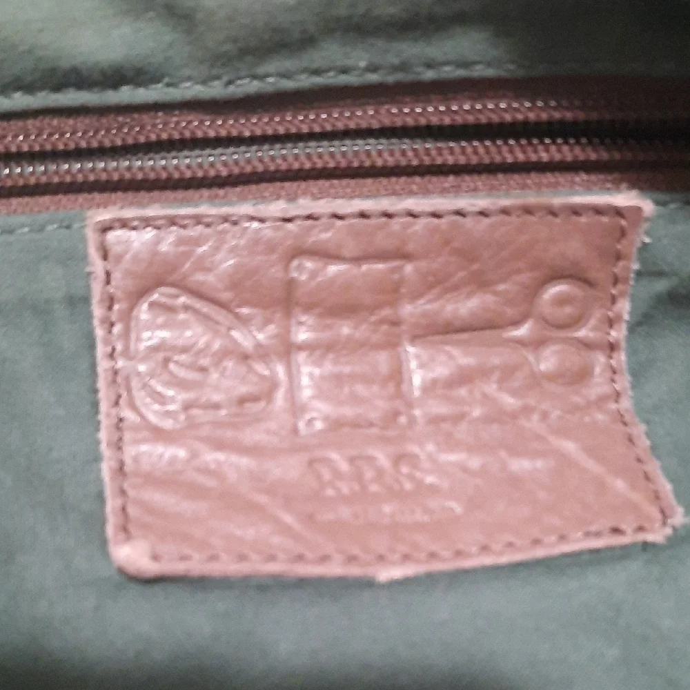 R.P.S. Rock Paper Scissors Leather Bag